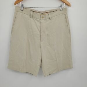 ♡ Tommy Bahama Men's Tan Silk Chino Shorts Size 33